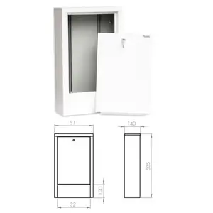 Electrical distribution cabinet SiGMA-Li SZN-2 — surface-mounted, 6 sections