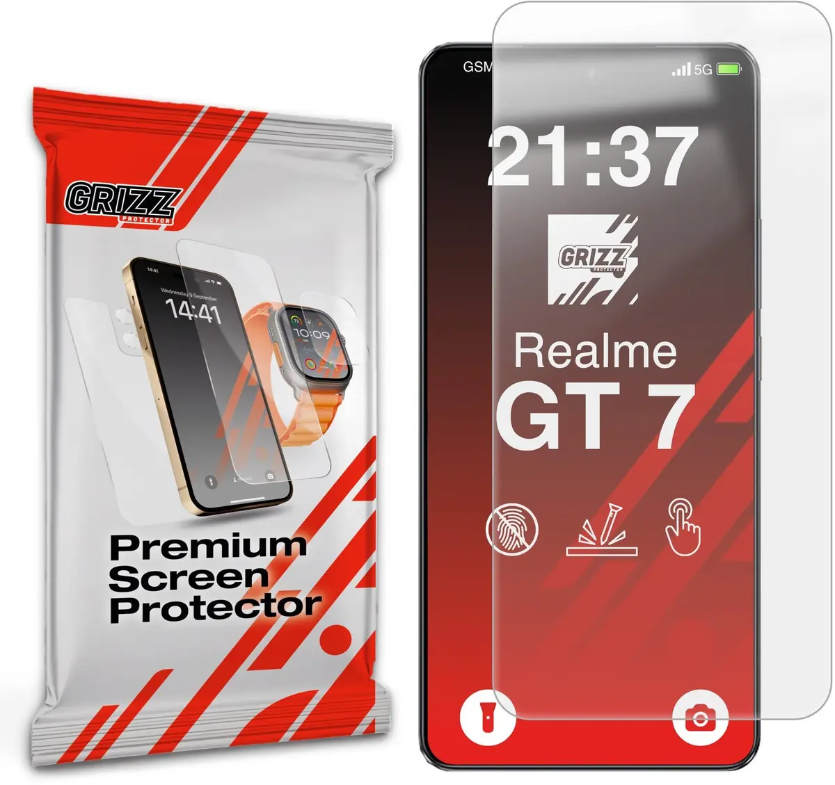 Aizsargplēve GrizzGlass PaperScreen matēta priekš Realme