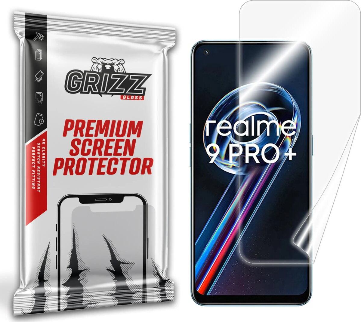 Aizsargplēve GrizzGlass CeramicFilm priekš Realme 9
