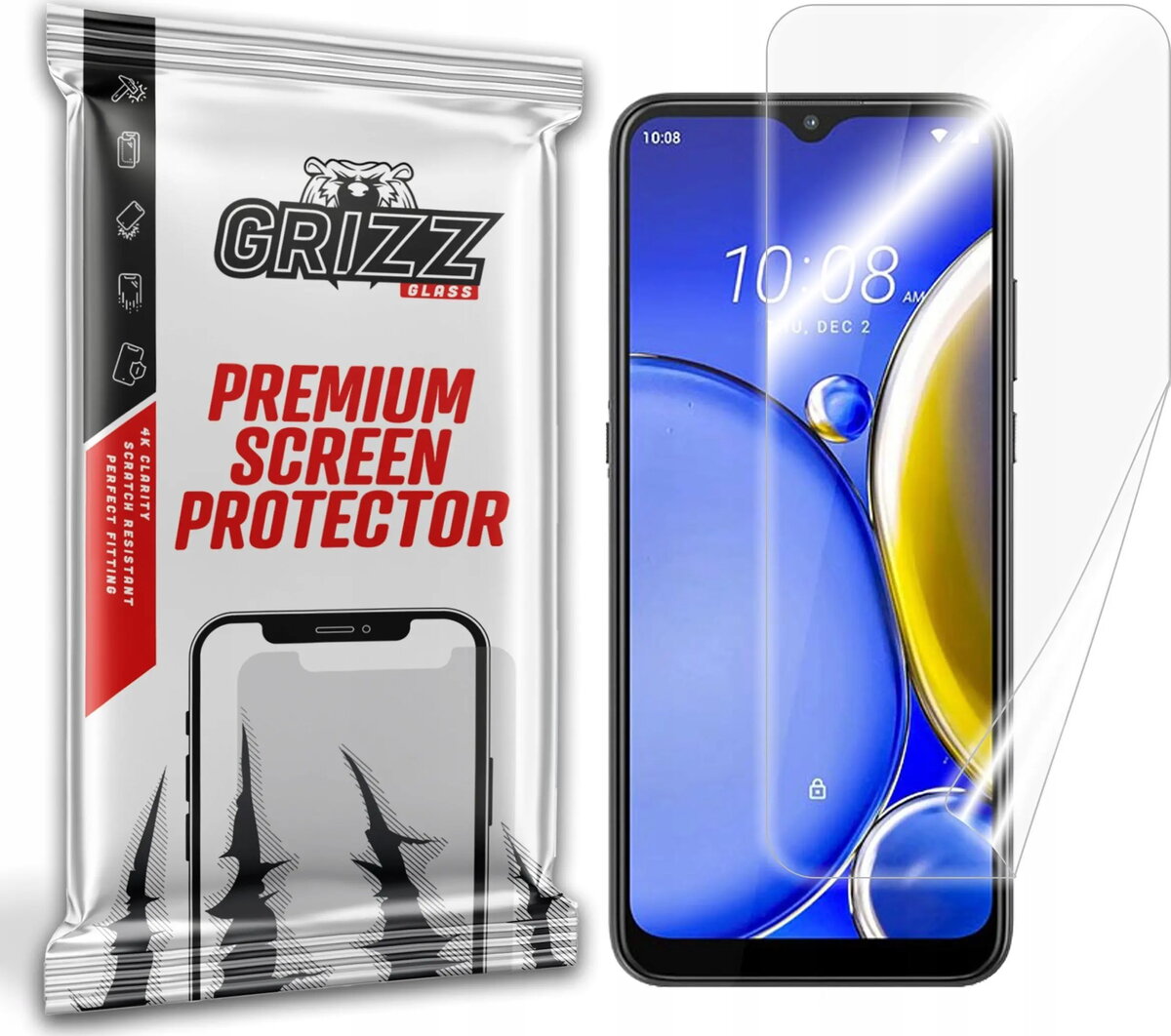 Ekrāna aizsargplēve GrizzGlass CeramicFilm priekš HTC