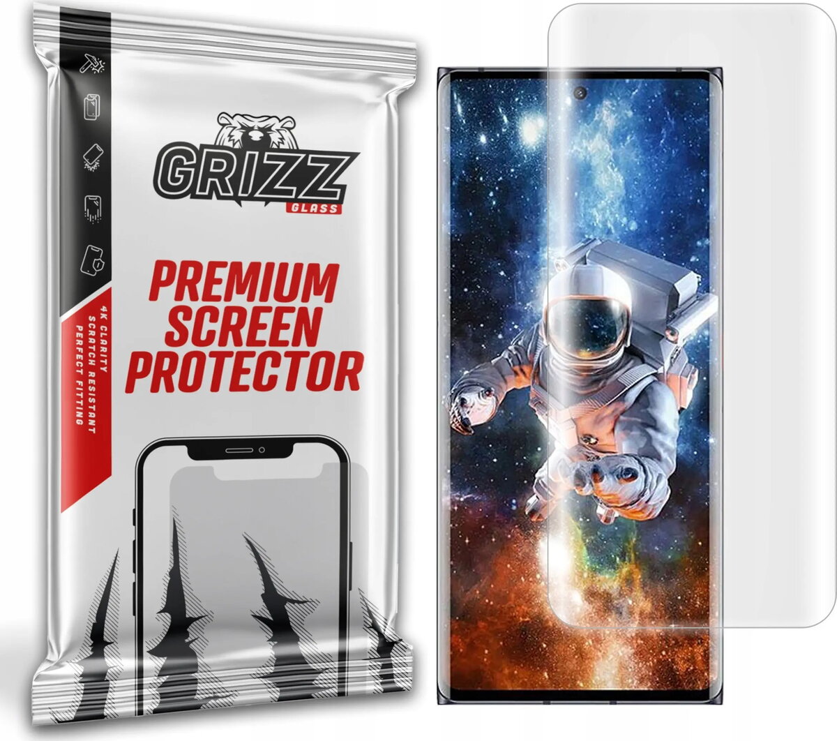 Hidrogēla plēve GrizzGlass Hydrofilm priekš ZTE