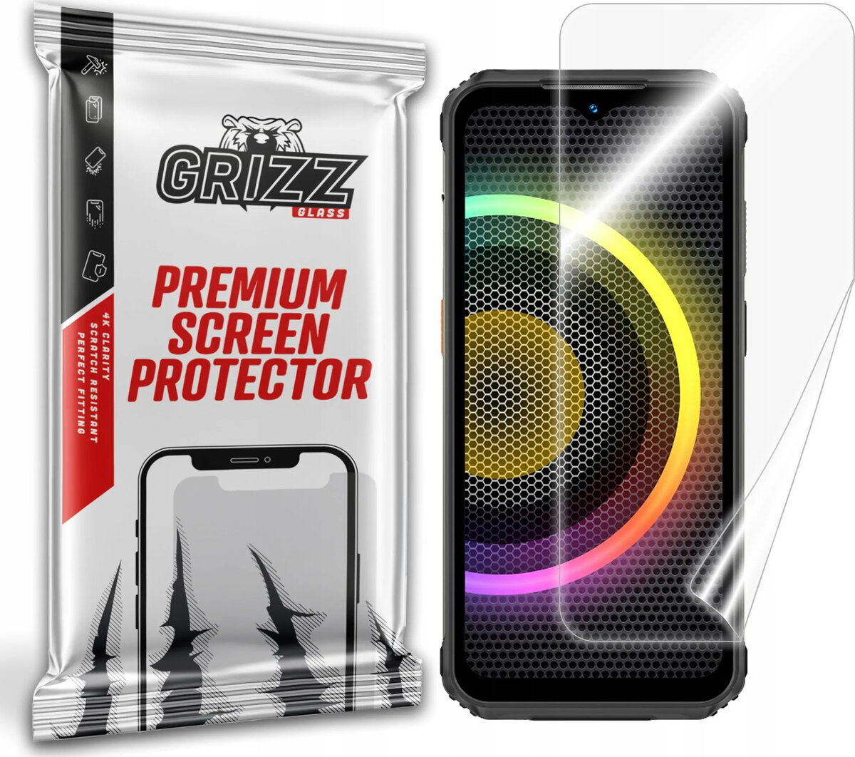 Ekrāna aizsargplēve GrizzGlass CeramicFilm priekš Ulefone