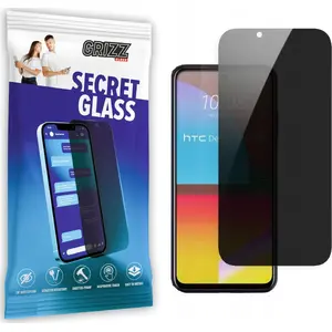 Защитное закалённое приватное стекло GrizzGlass SecretGlass для HTC Desire 22 Pro
