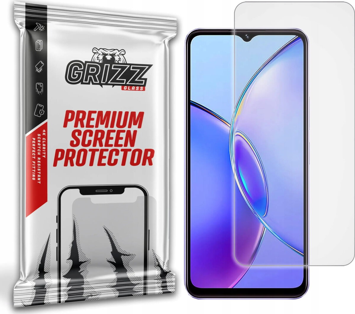 Matēta aizsargvāciņa GrizzGlass PaperScreen priekš Vivo