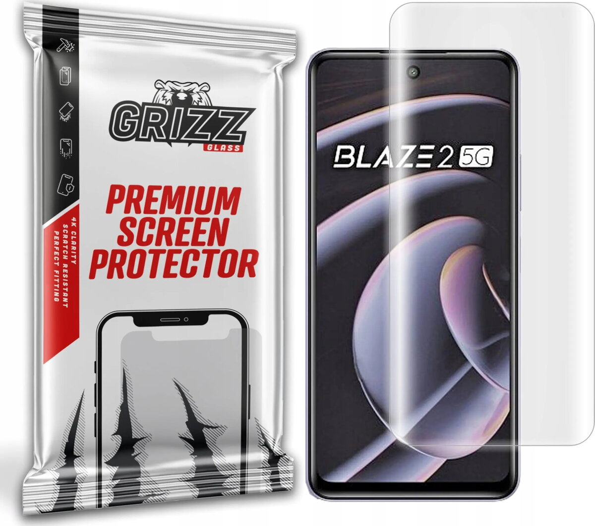 Aizsargplēve GrizzGlass Hydrofilm priekš Lava Blaze
