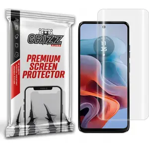 Screen protector GrizzGlass Hydrofilm for Motorola Moto G34 — hydrogel film (model GRZ8412)
