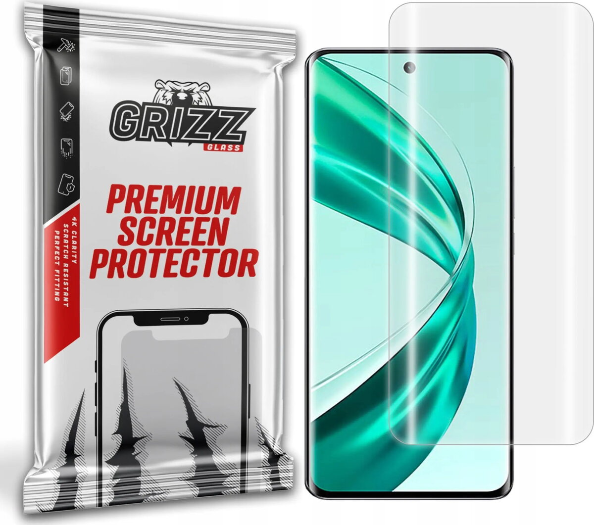 Ekrāna aizsargplēve GrizzGlass Hydrofilm priekš Honor