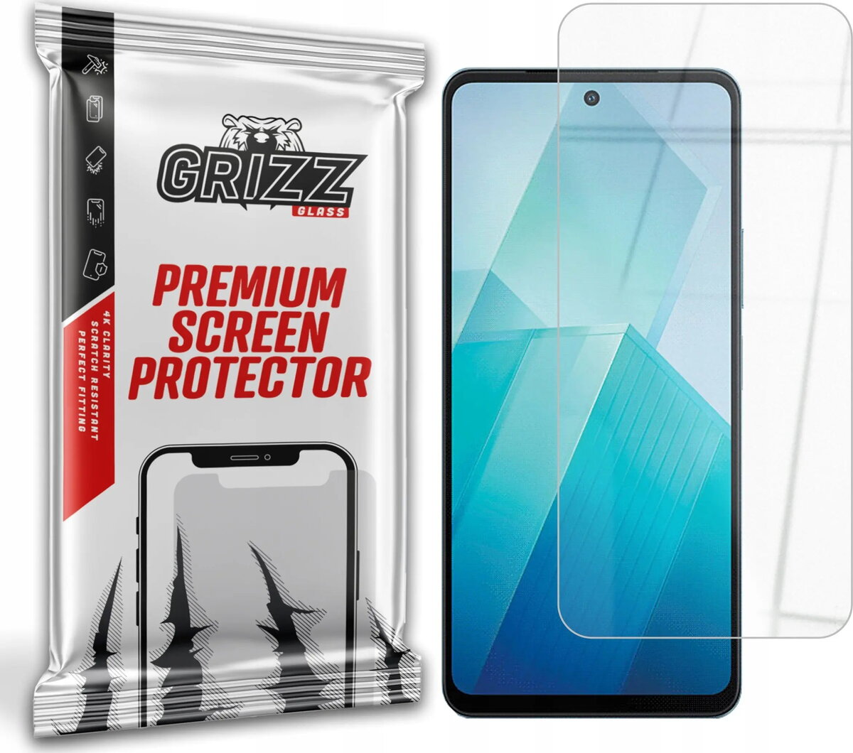 Hibrīdais aizsargstikls GrizzGlass HybridGlass priekš Vivo
