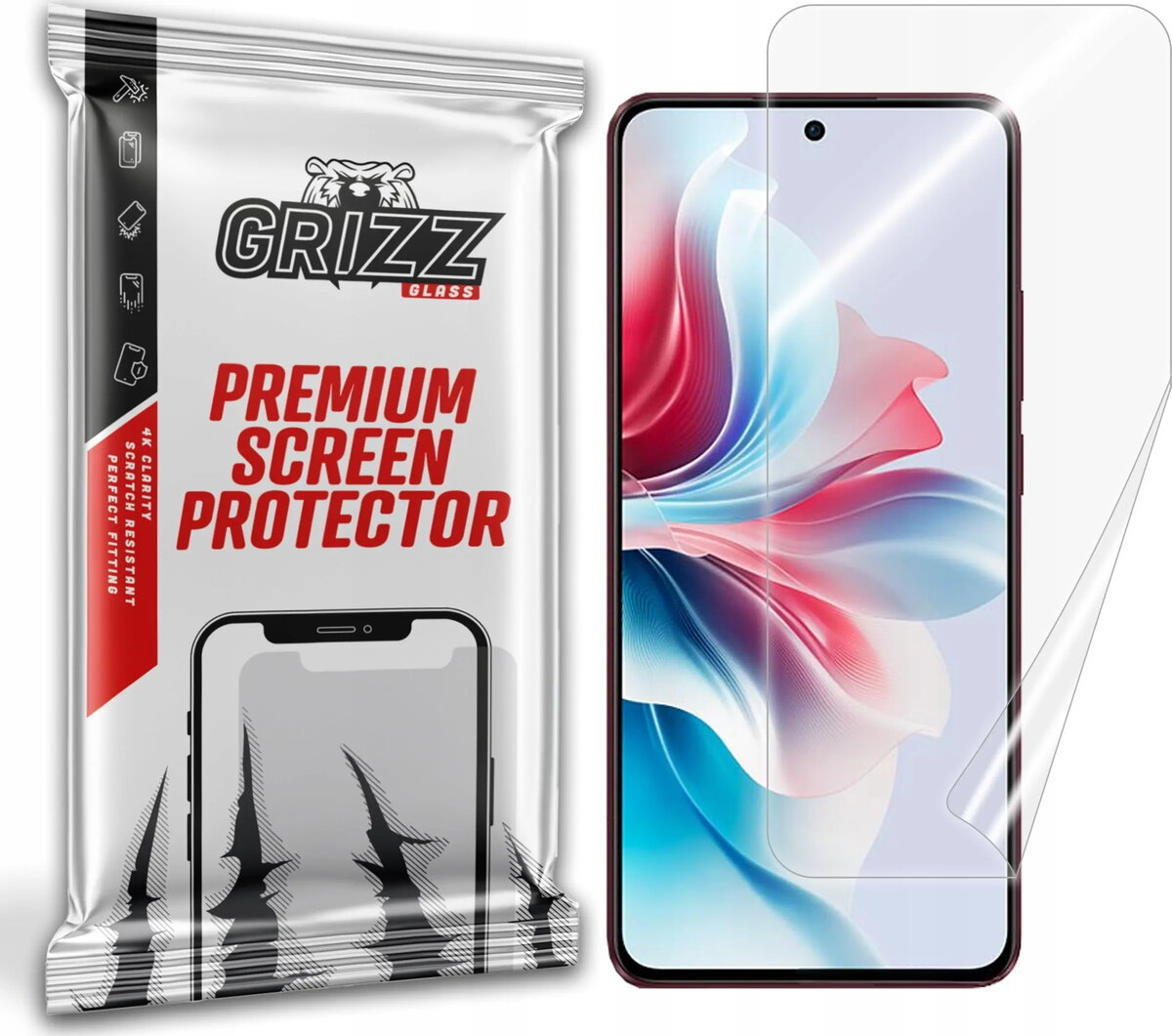 Ekrāna aizsargplēve GrizzGlass CeramicFilm priekš Oppo