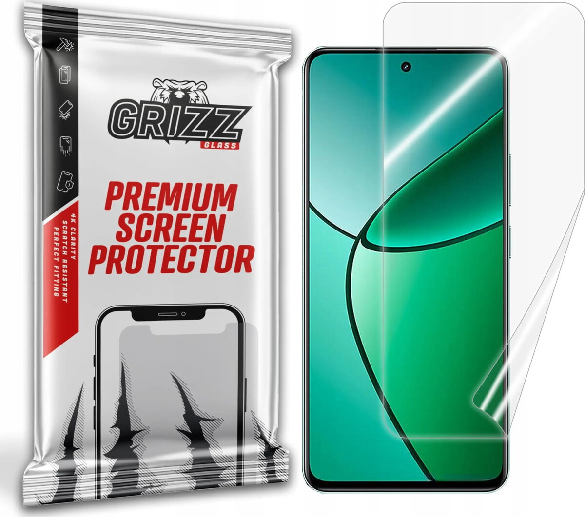 Ekrāna aizsargplēve GrizzGlass CeramicFilm priekš Realme