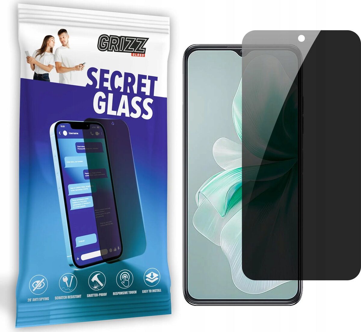 Privātuma rūdīts stikls GrizzGlass SecretGlass priekš