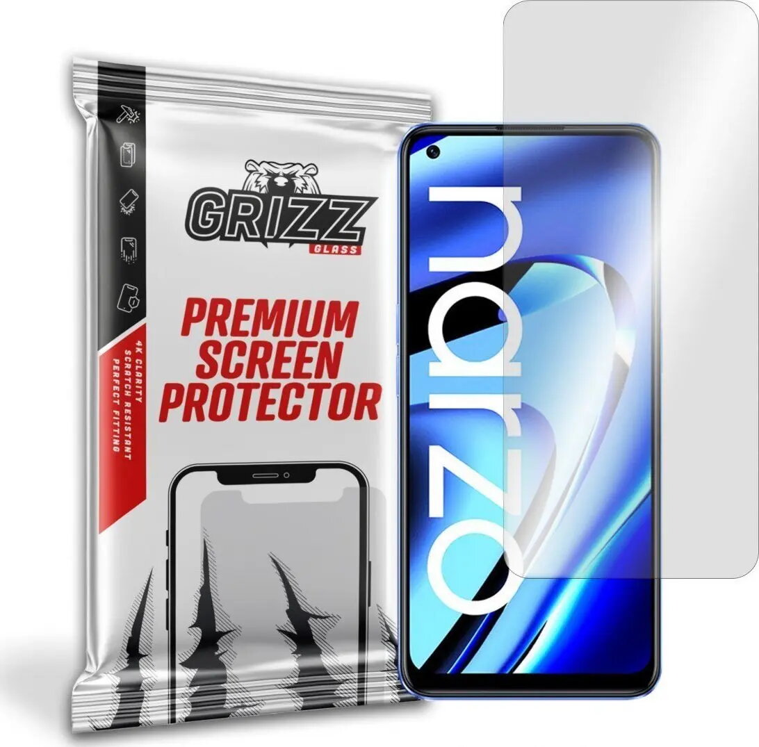Hibrīda stikls GrizzGlass priekš Realme Narzo
