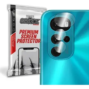 Защитное гибридное стекло GrizzGlass для камеры — Motorola Moto G22