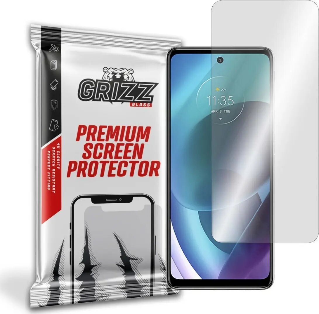 Hibrīda ekrāna aizsargs GrizzGlass priekš Motorola