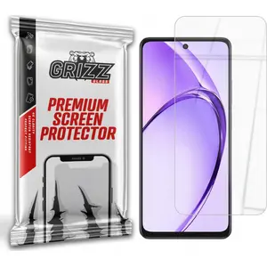 Ekrāna aizsargs GrizzGlass HybridGlass priekš Oppo A3 5G — hibrīda stikla aizsargs