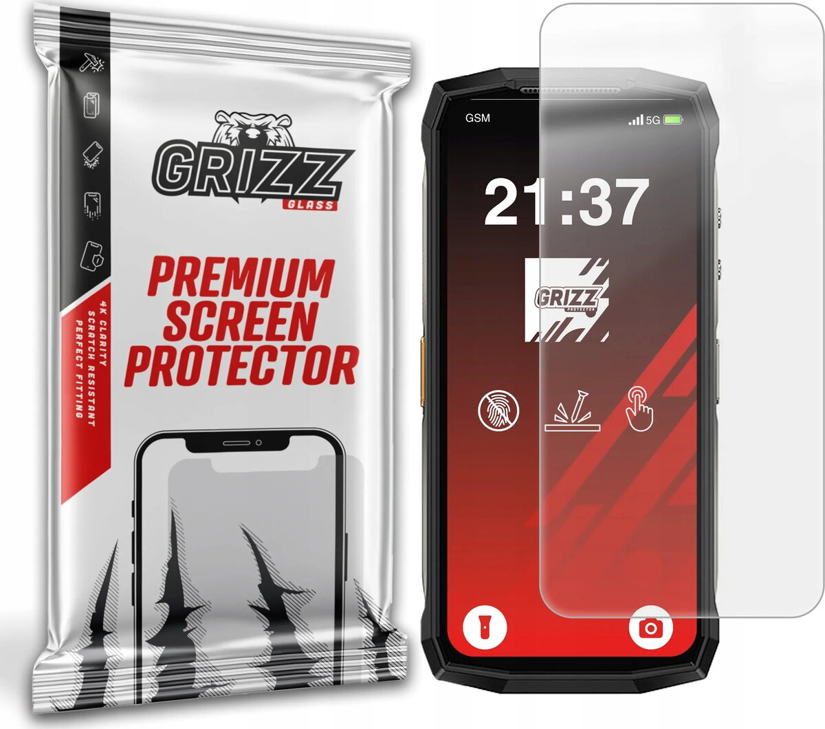 Matēta ekrāna aizsargplēve GrizzGlass PaperScreen priekš
