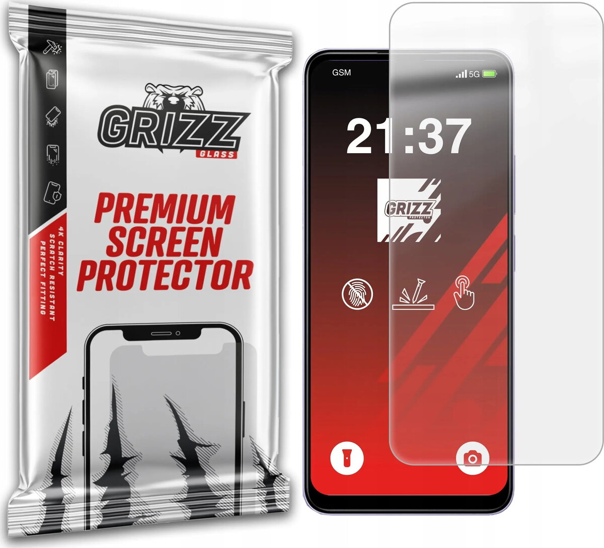 Matēts ekrāna aizsargstikls GrizzGlass PaperScreen priekš