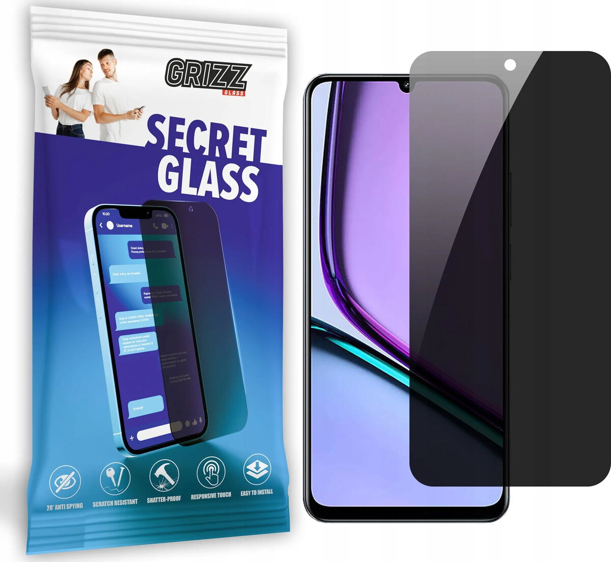 Privātuma rūdīts stikls GrizzGlass SecretGlass priekš