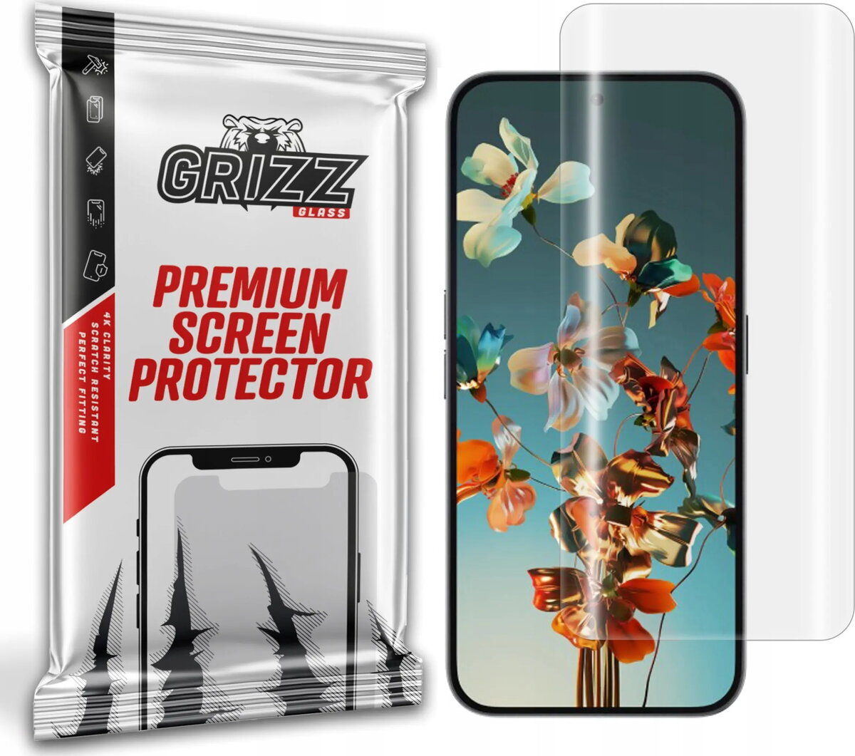 Ekrāna aizsargplēve GrizzGlass Hydrofilm (hidrogelis) priekš