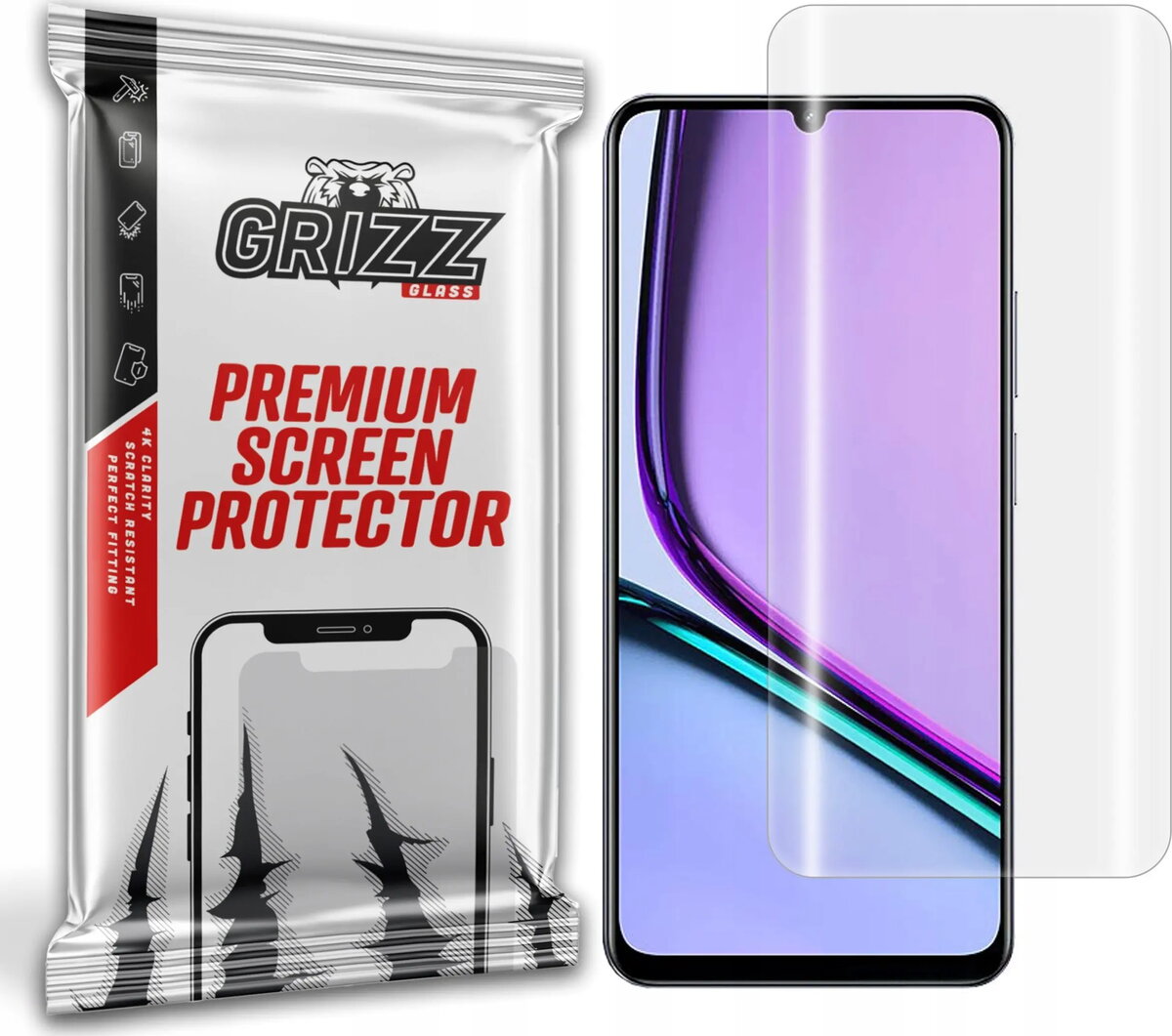 Ekrāna aizsargplēve GrizzGlass Hydrofilm (hidrogēls) priekš