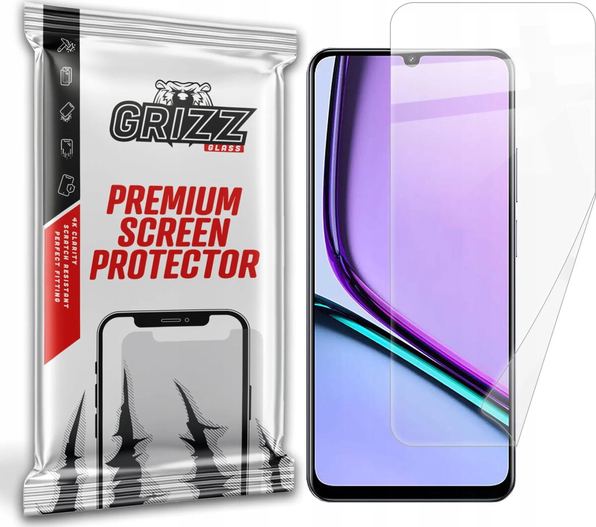 Aizsargplēve GrizzGlass CeramicFilm priekš Realme Narzo