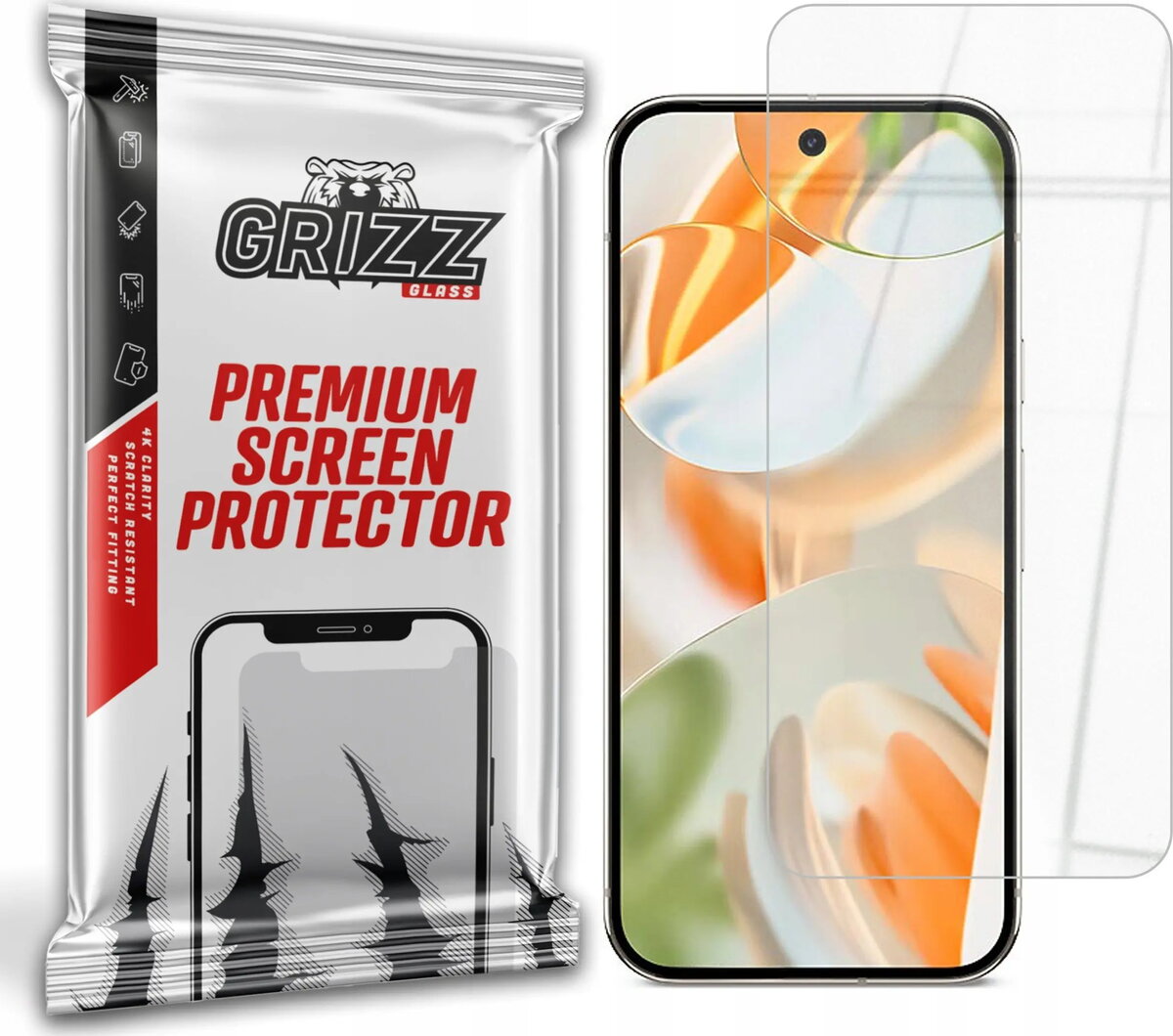 Hibrīda ekrāna aizsargstikls GrizzGlass HybridGlass priekš