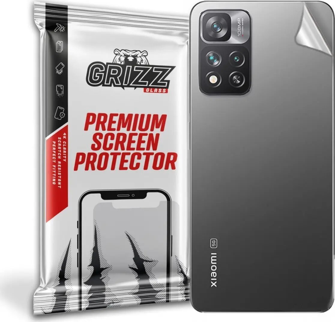 Aizmugures rūdīts aizsargstikls GrizzGlass priekš Xiaomi