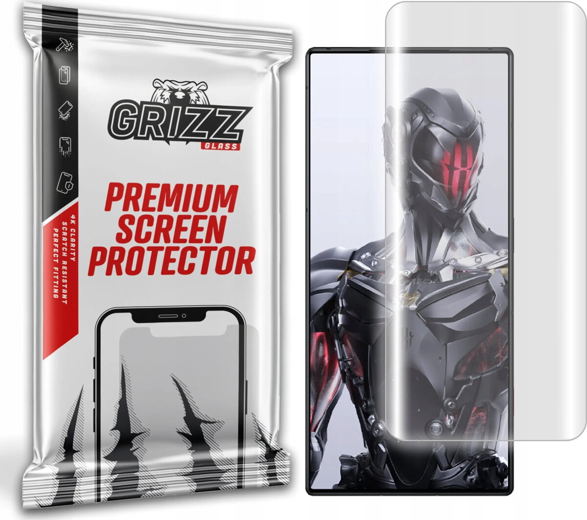 Aizsargplēve GrizzGlass Hydrofilm (hidrogēls) priekš Nubia