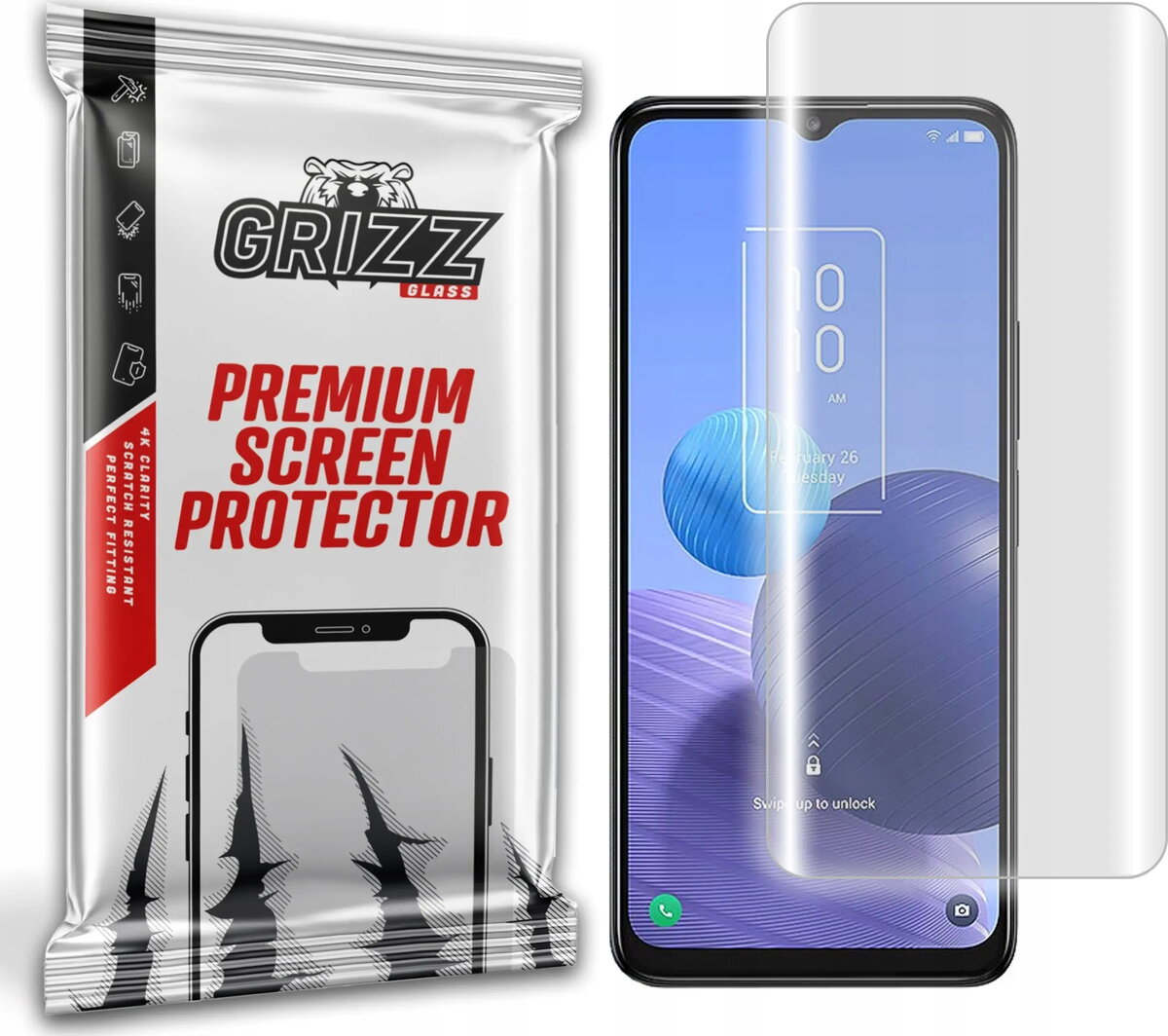 Aizsargplēve GrizzGlass Hydrofilm (hidrogelu) priekš TCL