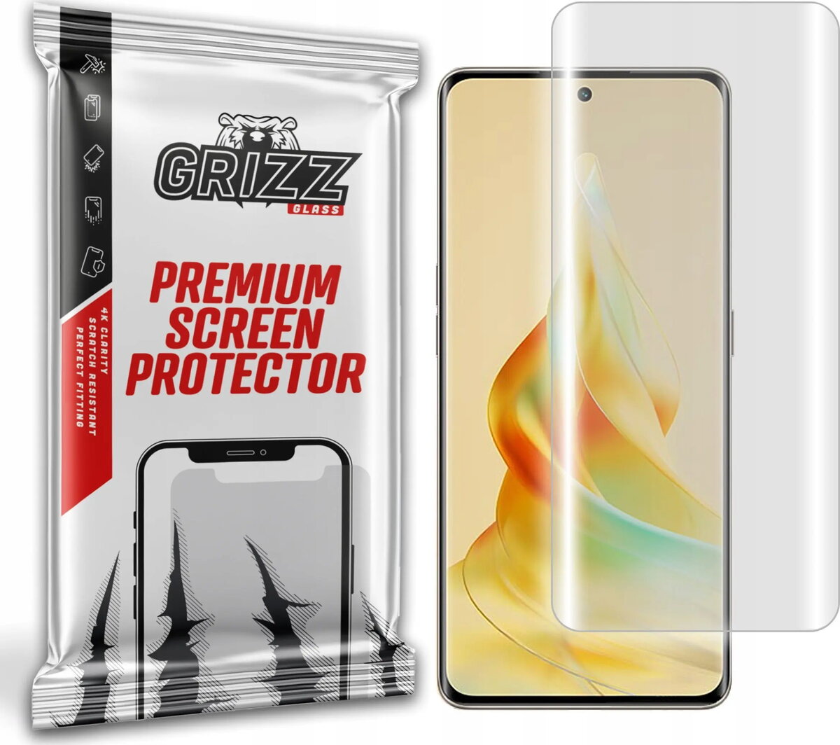 GrizzGlass Hydrofilm hidroželatīna plēve Oppo Reno8