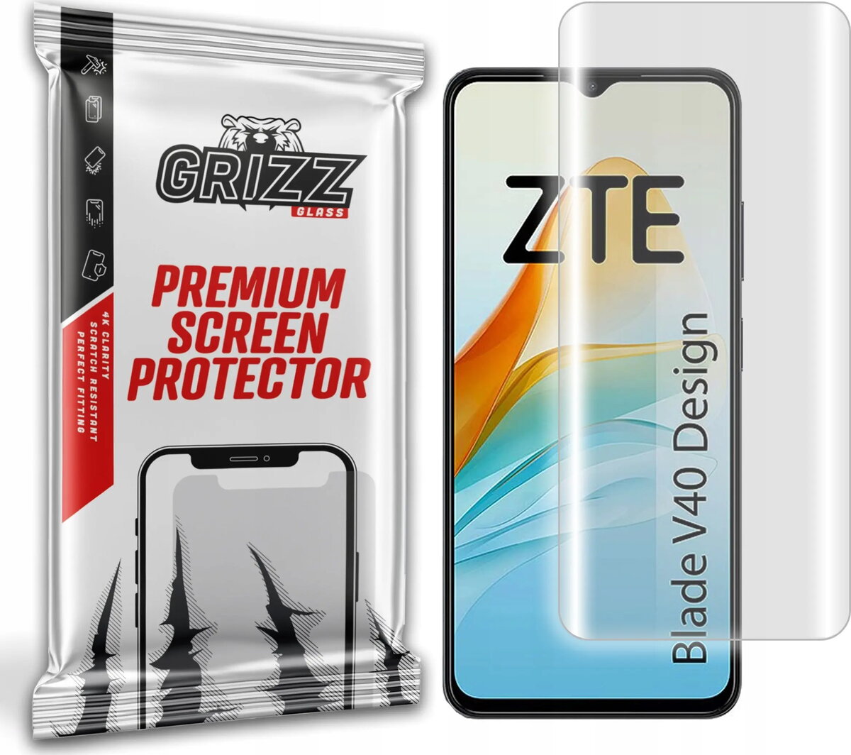 Aizsargplēve GrizzGlass Hydrofilm (hidrogelu) priekš ZTE