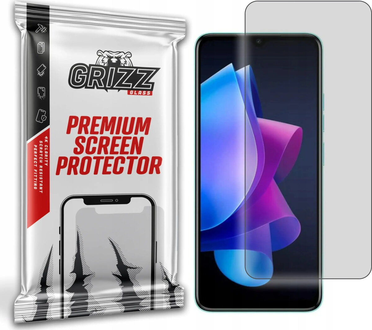Matēta aizsargplēve GrizzGlass PaperScreen priekš Tecno