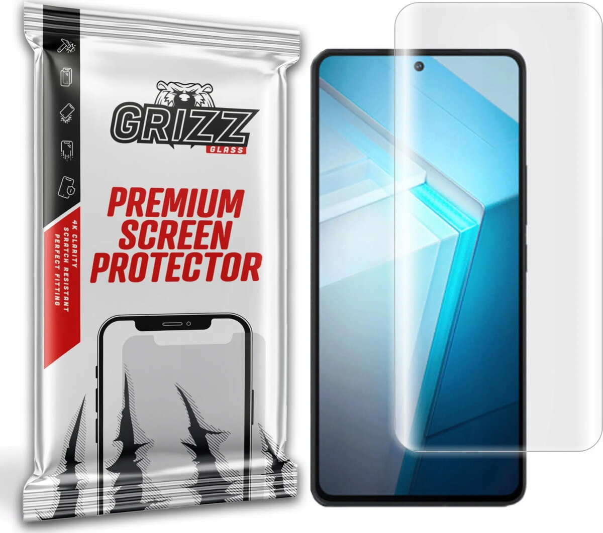 Hydrofilm hidrogēla ekrāna aizsargplēve GrizzGlass priekš