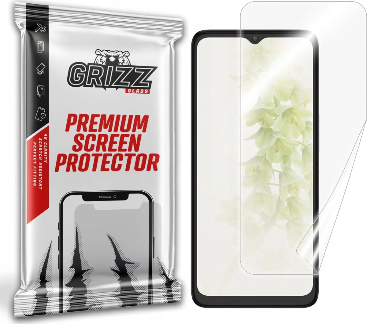 Ekrāna aizsargplēve GrizzGlass CeramicFilm priekš TCL