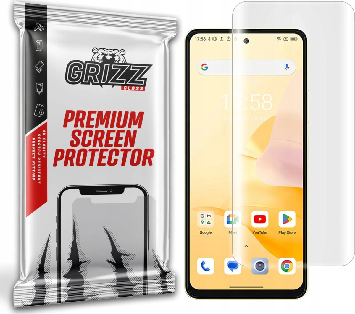 Ekrāna aizsargplēve GrizzGlass Hydrofilm hidrogēla Blackview