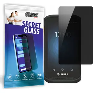 Защитное закалённое приватное стекло GrizzGlass SecretGlass для Zebra TC25, плёнка «антишпион»