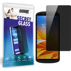 Закалённое защитное стекло с приватностью GrizzGlass SecretGlass для Zebra TC58