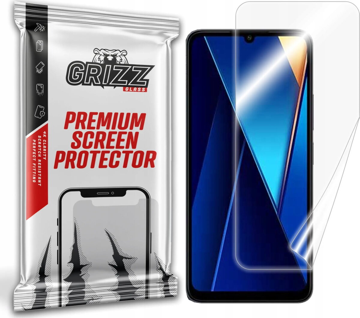 Aizsargplēve GrizzGlass CeramicFilm priekš Xiaomi Poco