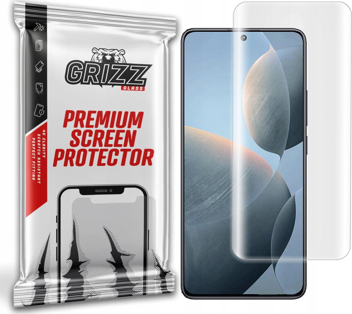 Ekrāna aizsargplēve GrizzGlass Hydrofilm priekš Xiaomi