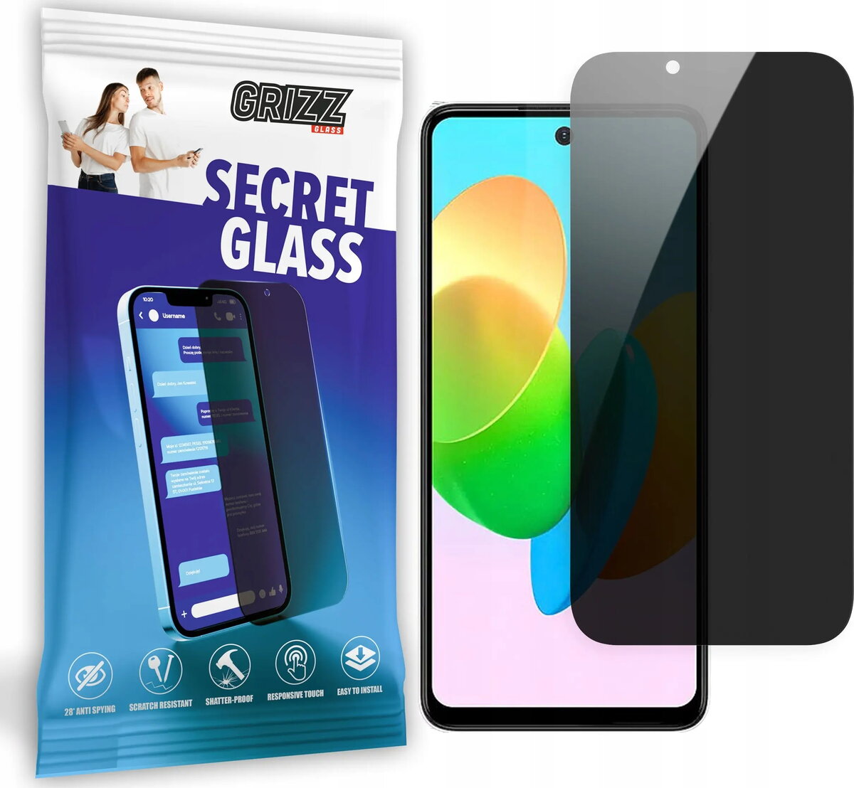 Privātuma rūdīts stikls GrizzGlass SecretGlass priekš