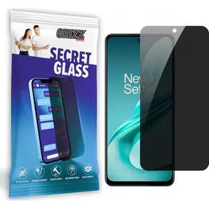 Privātuma rūdīta stikla aizsargs GrizzGlass SecretGlass priekš OnePlus Nord N30 SE — priekšējais ekrāns