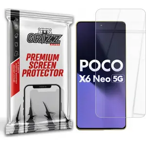 Screen protector GrizzGlass HybridGlass for Xiaomi Poco X6 Neo – hybrid tempered glass protector