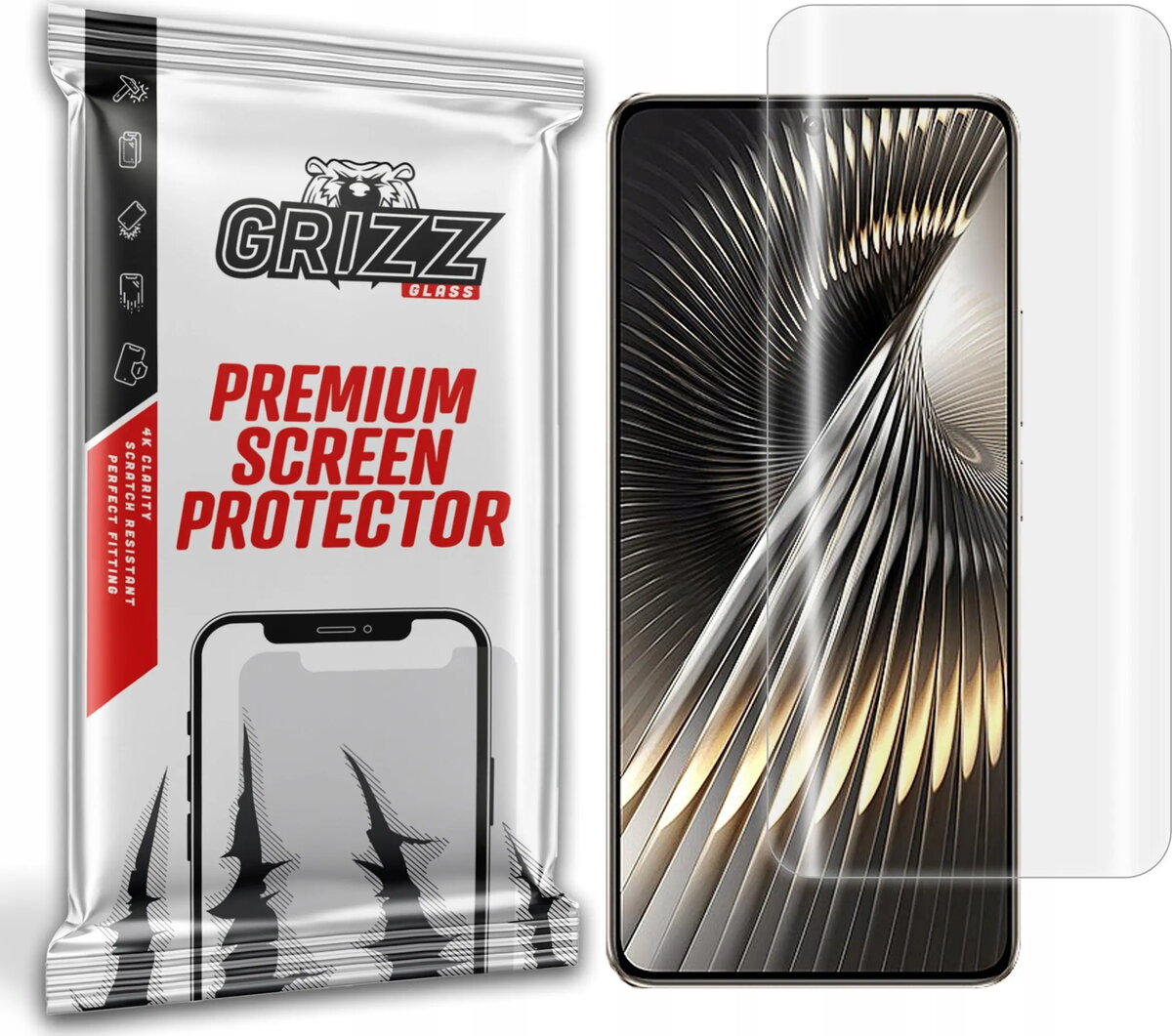 Ekrāna aizsargplēve GrizzGlass Hydrofilm priekš Xiaomi
