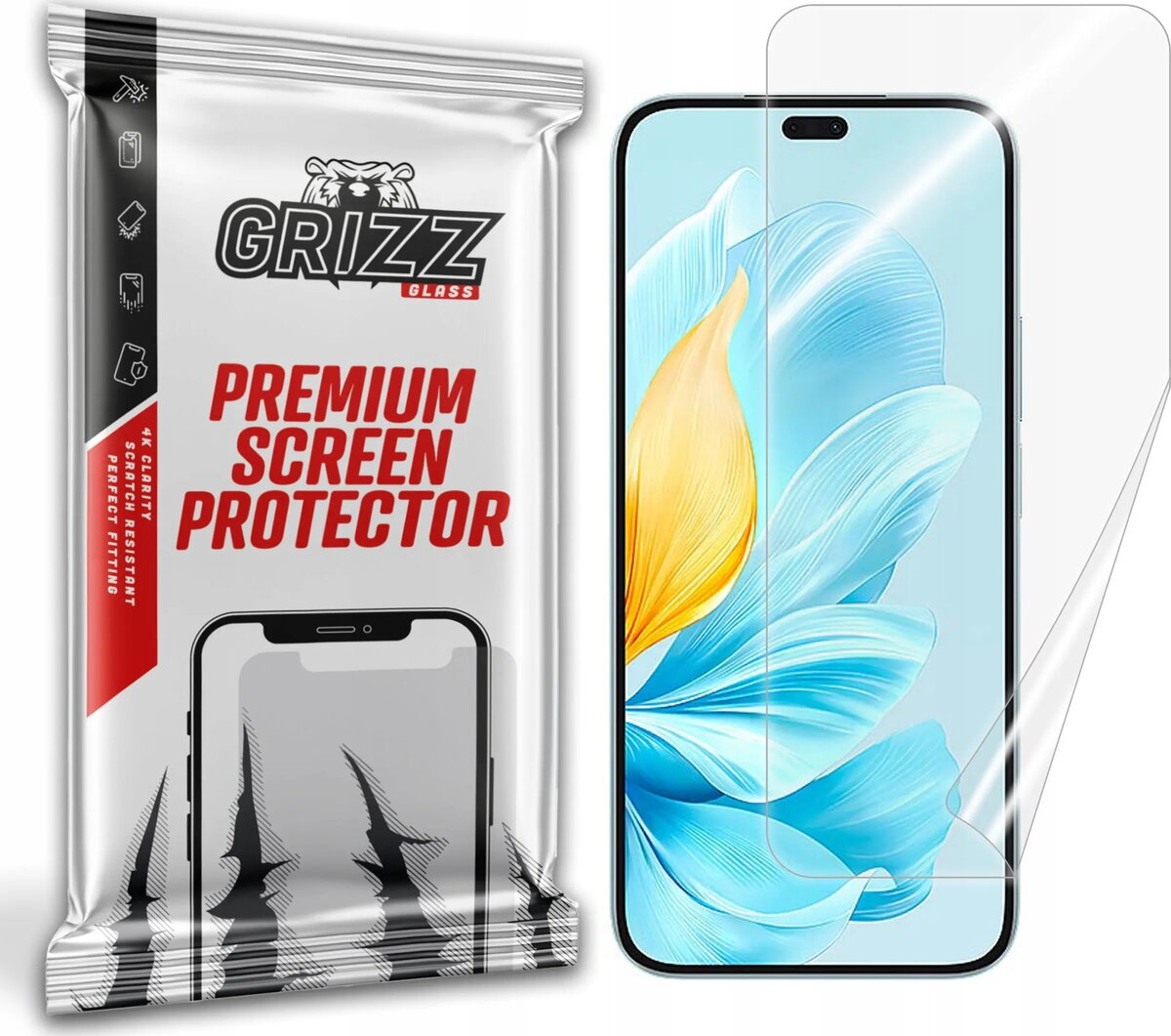 Aizsargvilna GrizzGlass CeramicFilm priekš Honor 200