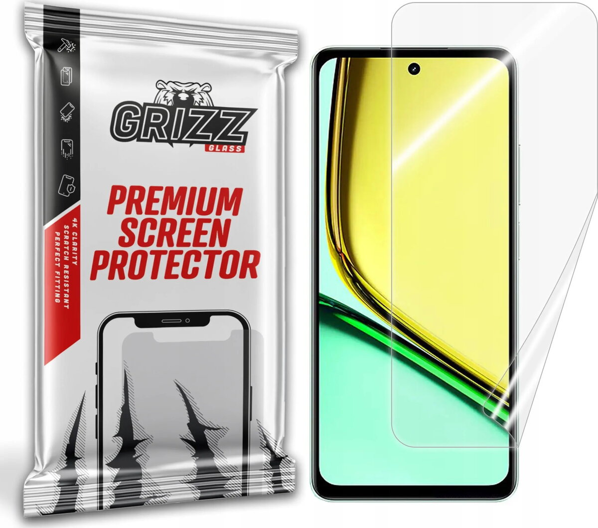 Aizsargplēve GrizzGlass CeramicFilm priekš Realme 12