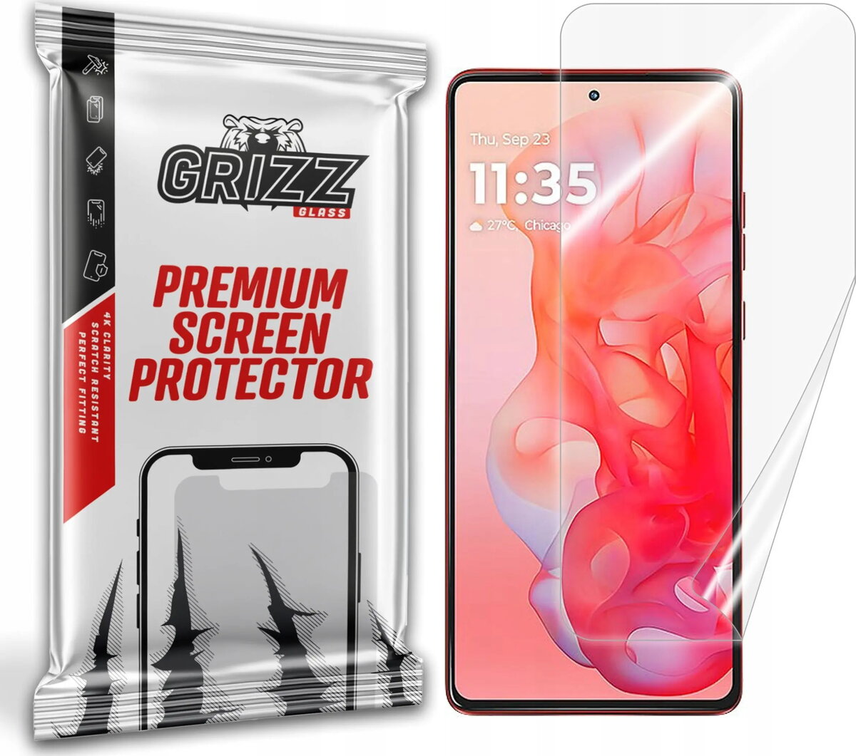 Keramiska aizsargplēve GrizzGlass priekš Motorola Moto