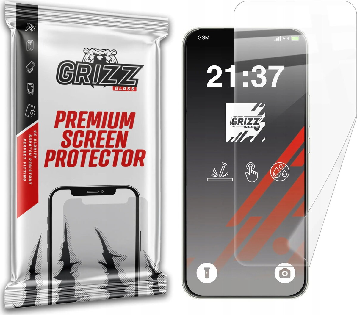 Keramiska ekrāna aizsargplēve GrizzGlass CeramicFilm priekš