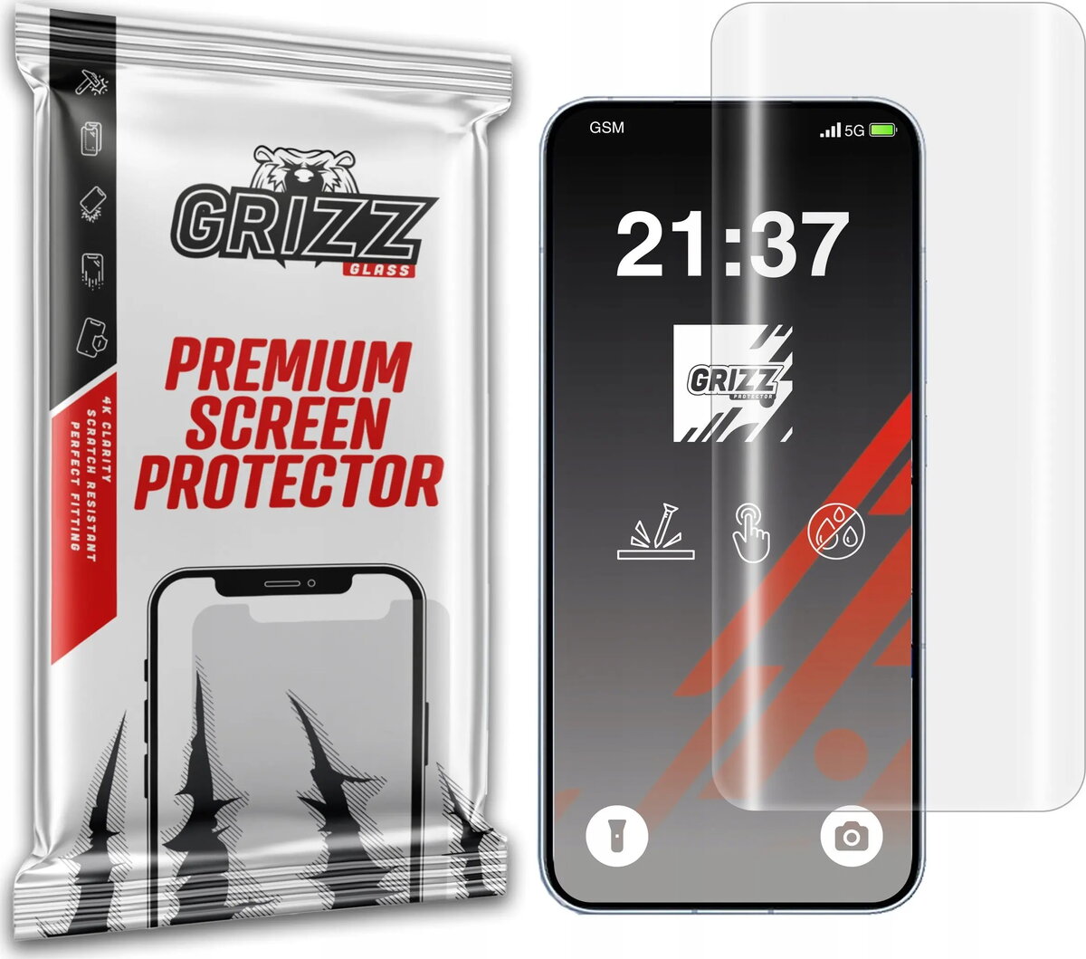 Hidroželējas plēve GrizzGlass Hydrofilm priekš Oppo