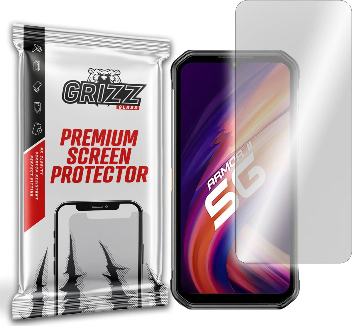 Aizsargstikls GrizzGlass priekš Ulefone Armor 11T