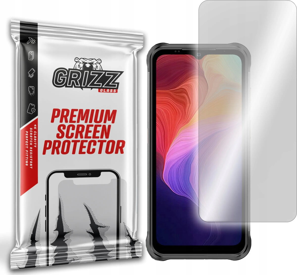 Hibrīda aizsargstikls GrizzGlass priekš Ulefone Power
